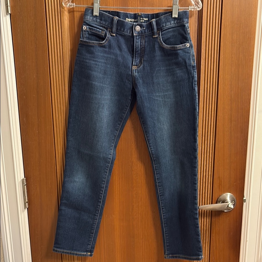 Boys GAP Blue Straight Jeans Classic Style. Size 10 slim